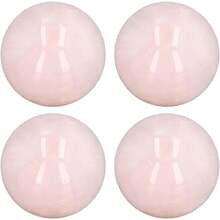 Estilo4 Bolas De Cristal De Cuarzo Rosa, Piedra De Cuarzo Rosa, Bola De Piedra De Masaje Rosa, Bola De Esfera De Cuarzo Rosa Para DecoracióN, MeditacióN, BricolajeVersióN Mejorada - 1 - Ver 1