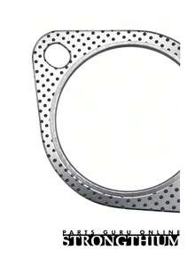 EstiloTendenciaStrongthium - Junta De Escape De 3 Pulgadas, 2 Pernos Para Colector De Brida De Silenciador De 3 Pulgadas, 120-07610-0002, Alta Temperatura, 2XCalidad PremiumVersióN Mejorada - 1 - Ver 6