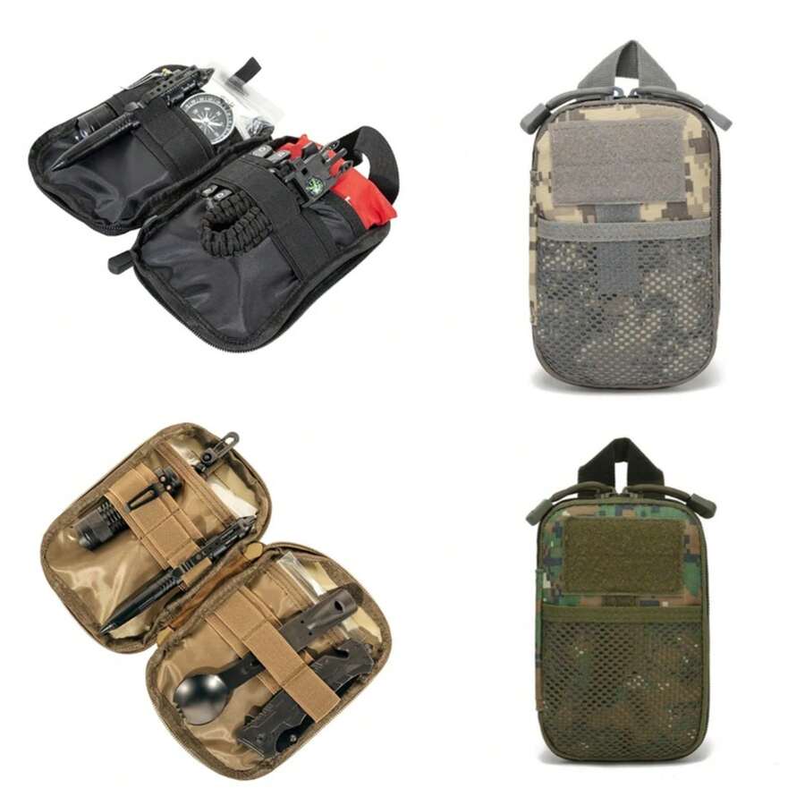 Bolsa EDC Molle, riñonera pequeña para senderismo, Camping, accesorios de caza, bolsaédica, funda para teléfonoóvil al aire libre, funda deportiva EMT NV5Z - Unidad de cuidados intensivos (UCI) - Ver 1