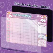 Tabla de Recompensas para Niños en Español, Tabla de Tareas para Niños de Pared para Refrigerador, Programa motivador de Buena Conducta con 15 Tareas y 140 Estrellas de Recompensa (Verde) - Rosa - Ver 5