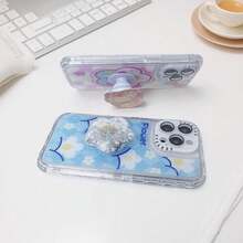 Funda protector con soporte para celular - Case 3 en 1 MY011 Funda de protección total, carcasa para protección 360,  funda de moda, ajuste perfecto, compatibilidad garantizada, alta calidad y diseño - Estilo y oferta - Fundas para niños - FUNDA CON SOPORTE - Rosa - Ver 2