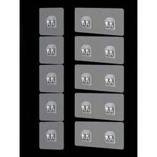 5pcs Heavy Duty Adhesive Hooks, Reusable Sticky Wall Hangers For Bathroom, Kitchen, No Drilling Required, Strong Load-Bearing Removable Wall Hooks For Tile, Glass, Wood, Painted Walls And Smooth Surfaces, Waterproof Rust-Resistant Finish, Seamless Damage-Free Hanging Solution For Towels, Robes, Utensils, Keys, Coats, Decorative Lights, Plants; Easy Peel-And-Stick Installation