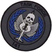 EstiloC-All Of D-Uty Task Force 141 - Parche Con Logotipo De Gancho Y Bucle TáCtico, Cierre De Moral, Parche Bordado Militar, 2 Piezas (Color 4)VersióN Mejorada - Color 4 - Ver 3