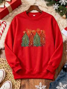 Women Sports Sweatshirts - Red - View 3