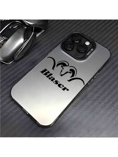 Funda de teléfono con logotipo de rifle Blaser compatible con for 17, 16E, 16, 15, 14, 13, 12, 11 Mini Pro Max Air X XR XSMAX 8 7 Plus, cubierta trasera opaca anticaídas, y elegante, cubierta de dispositivo móvil, funda gráfica audaz, diseño Smfloadia, cubierta duradera de teléfono, accesorio de tecnología minimalista, cubierta básica.
