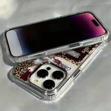 1 Vintage Leopard Wine Glass Collage Frame Soft Phone Compatible For IPhone 17/17 Pro/17 Pro Max, 16/16 Plus/16 Pro/16 Pro Max, 15/15 Plus/15 Pro/15 Pro Max, 14/14 Plus/14 Pro/14 Pro Max, 13/13 Pro/13 Pro Max, 12/12 Pro/12 Pro Max, 11/11 Pro/11 Pro Max, Easter Gift Idea Protective Phone Cover Full Body Drop Protection, Shockproof With Anti-Slip Grip - 1 cái - Xem 4