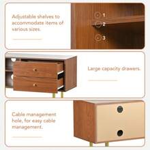 Television Stands & Entertainment Centers - Walnut - View 2