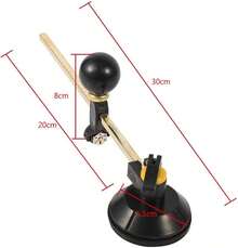 EstiloZetiling Cortador De Vidrio, Cortador Circular De Vidrio, Cortador Circular Tipo Compases, Cortador De Corte Circular Cortador Circular Ajustable De Vidrio Con 6 Ruedas De Acero De 40 Cm De DiáMetroVersióN Mejorada - 1 - Ver 3