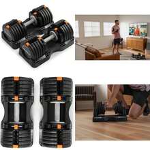 NordicTrack Select-a-Weight - Mancuernas ajustables(55 libras. Par de mancuernas Select-a-Weight) - Multicolor - Ver 1