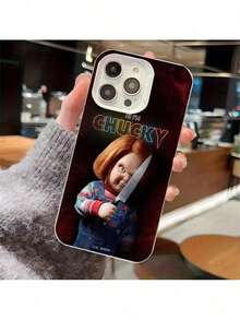 Funda de teléfono para películas de terror, compatible con modelos de  11 a 16, incluyendo versiones Pro y Max, hecha de TPU negro para protección. - Multicolor - Ver 7