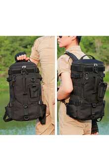 男士钓鱼包背包 - 斜挎钓具箱，适用于钓鱼装备及配件 | 男女通用钓鱼用品收纳包 | 户外徒步、徒步背包、男士多功能背包、户外旅行包、父亲节、生日、毕业、圣诞节礼物、送给男友的礼物、男士背包