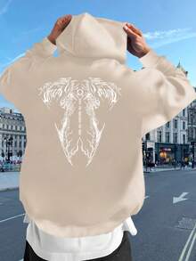 Sudadera con Capucha para Hombre - Albaricoque - Ver 12