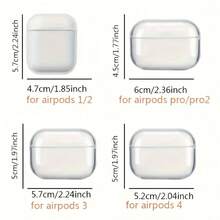 新奇趣味丑鱼硅胶防震耳机套，带挂钩设计，兼容 17耳机1/2/3/4 - Pro3无线蓝牙耳机套，装饰配件，可爱设计，贴合紧密，防震。 - 彩色 - 查看 12