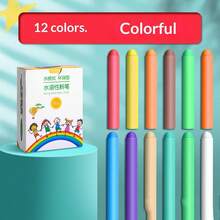 9pcs/12pcs/24pcs/36pcs/48pcs Washable Dust-Free Solid Color Chalk - No Mess, Erasable | Back To School Chalk Set With Storage Box, Colorful Sidewalk Chalk For Outdoor Art And Games - Multicolor - View 5
