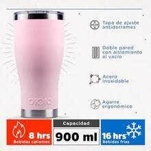 OKKO Termo Gorila , 900 ml, 30 oz(Rosa) - Multicolor - Ver 2