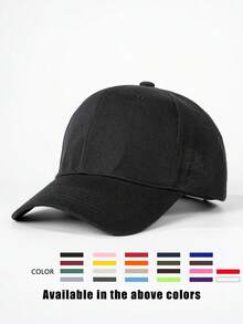 1pc Adjustable Hook And Loop Baseball Cap With Fuzzy Reflective Board, Suitable For Outdoor, Travel, Beach Vacation, Sun Protection, Suitable For Spring/Autumn, Y2K Style - Baseball Cap - View 14