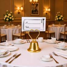 1/3/6 件装创意心形金属卡座,婚礼卡片架,桌面装饰,明信片展示架,卡片,小型装饰品,桌面装饰,婚礼或派对席位卡,婚礼,餐桌装饰,婚礼装饰,婚礼用品(款式随机发货) - 銀色 - 查看 7