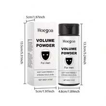 40g Polvo esponjoso para hombres, refrescante y sin grasa, polvo de peinado sin aceite, polvo controlador de grasa para crear peinados esponjosos. - Blanco - Ver 4