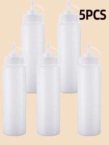 5pcs/Set Rainbow Corn Flour Spray Bottles, Essential For Sports Meets, Colorful Street Photography, Color Run Powder, Colored Corn Starch, Student Celebrations, Rainbow Street Photography, Internet Celebrity Powder Throwing, Outdoor Entertainment, Squeeze Bottles, Can Be Used To Store Paint - Multicolor - View 12