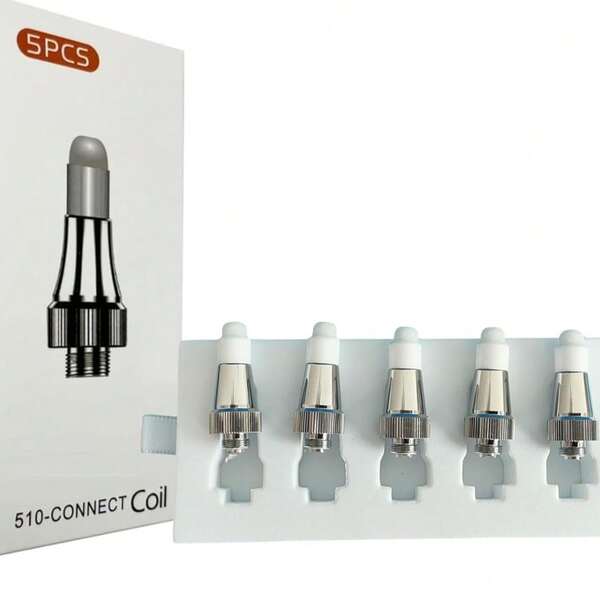 5 PCS/Pack Ceramic Heating Head Quick Heating Tool, Compatible With 510 Thread
