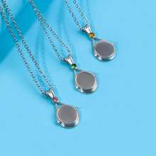 8PCS/SET TV H2O Just Add Water Necklace Mermaid Shell Can Open Locket Pendant Necklace For Women Men Choker Cosplay Jewelry Gift - N01035-03 - View 4