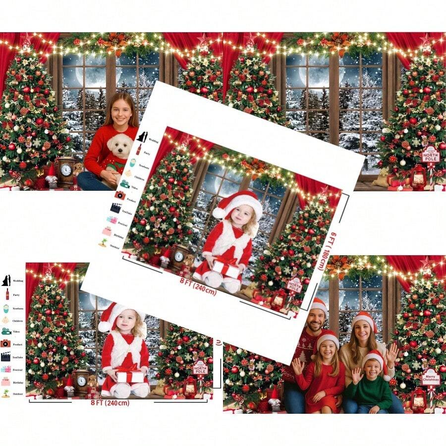 Christmas Party Supplies - Red - View 1