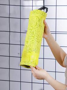 1pc Creative Wall Mounted Bin Bag Storage Bag Box Sorting Kitchen Plastic Bag Collector Punch Free Shopping Storage Bag