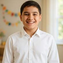 Camisa Social Branca ou Azul Bebê Infantil Juvenil Masculina 01 ao 12 - Manga Longa - Branco - Visão 4