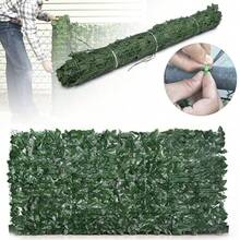 3M Roll Artificial Hedge Garden Fake Ivy Leaf Privacy Fence Screening Panel Wall - 1*3m - View 6