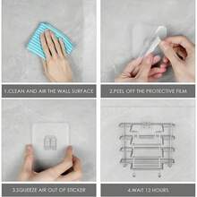 5pcs Heavy Duty Adhesive Hooks, Reusable Sticky Wall Hangers For Bathroom, Kitchen, No Drilling Required, Strong Load-Bearing Removable Wall Hooks For Tile, Glass, Wood, Painted Walls And Smooth Surfaces, Waterproof Rust-Resistant Finish, Seamless Damage-Free Hanging Solution For Towels, Robes, Utensils, Keys, Coats, Decorative Lights, Plants; Easy Peel-And-Stick Installation