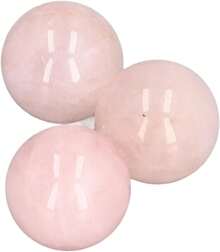 Estilo4 Bolas De Cristal De Cuarzo Rosa, Piedra De Cuarzo Rosa, Bola De Piedra De Masaje Rosa, Bola De Esfera De Cuarzo Rosa Para DecoracióN, MeditacióN, BricolajeVersióN Mejorada - 1 - Ver 7