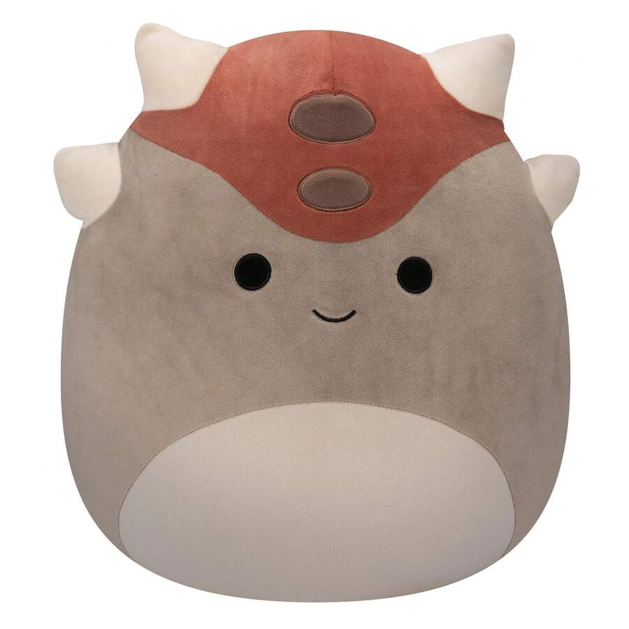 Thú nhồi bông Squishmallows Original 7.5 Inch Ainhoca Khủng long Ankylosaurus màu xám - Kích thước trung bình, siêu mềm, chính hãng Jazwares. - Ainhoca - Xem 1