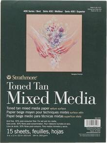 62462209-62462209 - Papel Mixto tonificado para Medios de comunicación tonificados - 45,72 x 60,96 cm (18 x 24 pulgadas) - Ver 1