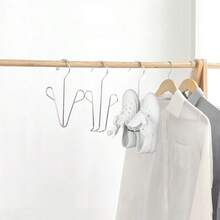Space-Saving Shoe Drying Rack In Steel - Gümüş - Görünüm 3