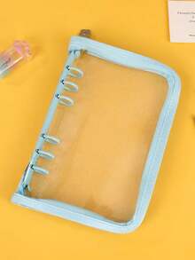 1 Túi đựng đồ bằng PVC có khóa kéo lấp lánh, Hộp đựng mỹ phẩm, Khóa kéo tiện lợi, chống bụi và chống oxy hóa, đựng khuyên tai, vòng cổ, vòng tay, sách đựng đồ trang sức, túi đựng đồ trang sức bằng PVC trong suốt, album ảnh rời khổ A5 có khóa kéo lấp lánh, bìa lấp lánh, sổ tay ghi chép, album ảnh PVC trong suốt - Bộ - Xem 3
