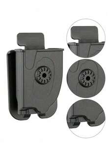 6合1猛禽应急剪刀工具，多功能钳子带切割器，折叠钳带切割和破窗器，战术型无敌剪刀 - 黑色 - 查看 6