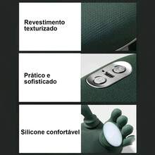 Massageador Portatil Sem Fio Ponta Dedos Relaxante liberaçao Miofascial Alivia Dores Tensao Musculo Relaxante Estresse - Verde - Visão 7