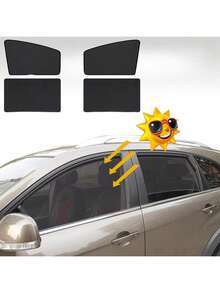 1 Stück schwere, silberne Titanium Wärmeisolierung & UV-Schutz Sonnenschutz für die Windschutzscheibe, passend für reguläre SUVs/Geländefahrzeuge, Autosonnenschutz, schützt Ihr Auto vor Sonneneinstrahlung, geeignet für Sommer & Regenzeit (Zufällige Farbe) - Verschiedenfarbig - Übersicht 14