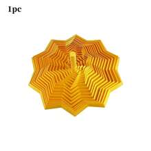 1pc Stress-Relieving Star-Shaped 3D Printed Novel Gyroscope, Octagonal With Handle Fun Adult New Year Gift, Fingertip Toy Stress-Relieving Toy, Office Mini-Game Fun Design, Octagonal Shape, Precise Production, High-Quality Printed Spiral Radish Tower Handicraft Display Piece Christmas Gift - Multicolor - View 17