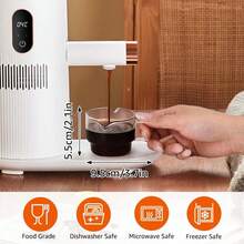 Xícaras de Espresso, Conjunto de 2 Xícaras de 4 Oz com Bico Duplo e Alça, Xícara de Leite de Vidro Transparente, Acessórios Pequenos de Café Espresso