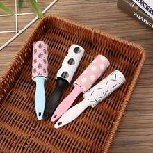 120pcs Mini Lint Rollers, Super Sticky, Pet Hair Remover, Specially Designed For Pet Hair With Extra Strength Sticky Lint Rollers [30pcs/Roll], Pink With White Dots Or White With Black Dots, Suitable For Home And Party Wear, Used To Remove Fuzz On Clothes. The Pet Hair Lint Rollers Are Specially Designed Tools For Cleaning Pet Hair. - Multicolor - View 2