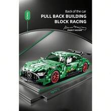 456pcs Technic Super Racing Car Model Building Blocks, DIY Rally Vehicle Construction, Cool Sports Car, Immersive Assembly Experience, Fulfilling Achievement, Home Decor, Great Gift - Multicolor - View 8