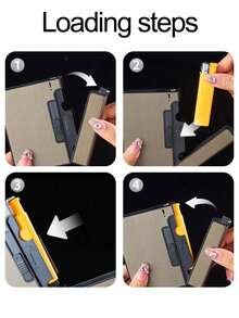 1个个性化激光雕刻香烟盒，送给吸烟者的礼物，定制香烟盒，金属香烟盒，送给他的礼物，父亲节礼物 - 彩色 - 查看 2