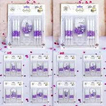 Sanrio Kuromi Theme Creative Candles, Birthday Party Candles, Theme Party Candles, 0-9 Number Candle Set, Cute Birthday Candles, Exquisite Cake Decorations.