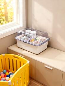 Baby Supplies, Bottle Storage Box, Dust Cover, Draining Rack, Baby Tableware, Toys, Newborn Complementary Food Storage Box - Multicolor - View 10