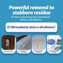 汽车清洁喷雾剂，可去除表面粘合剂和标签，用于去除贴纸和标签。 - 彩色 - 查看 10