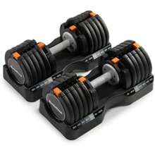 NordicTrack Select-a-Weight - Mancuernas ajustables(55 libras. Par de mancuernas Select-a-Weight) - Multicolor - Ver 2
