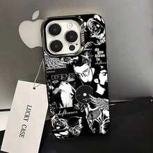 Funda de teléfono Band D-Deftones para 17,16,15,14,13,12,11,Pro,Plus, funda negra mate a prueba de golpes - Z5 - Ver 5