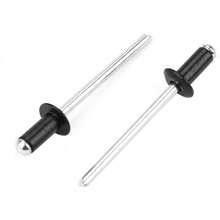 120 Unids/Set Surtido de Remaches Ciegos de Aluminio M2.4 / M3.0 / M3.2 / M4 Remaches Ciegos de Aluminio Herramienta de Remachado Sujetadores de Muebles, Remaches ciegos negro, Remaches de aluminio - 1 - Ver 3