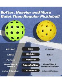 4个装静音壁球，室内外均可使用。每套包含40个软质壁球，具有降噪功能。球体表面采用柔软泡沫材质，并带有模拟凹槽。适合室内外练习。低噪音室内壁球，静音且富有弹性。